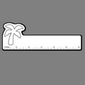 6" Ruler W/ Palm Tree Outline